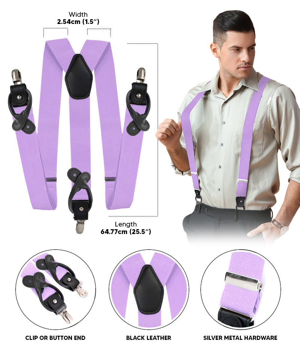 Vittorio Farina Men's Convertible Suspender in Gift Box: 70% Polyester &amp; 30% Elastomer