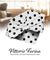 Vittorio Farina Men's Polka Dot Satin Bow Tie & Pocket Square in Gift Box - bh - 0007 - Classy Cufflinks