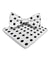 Vittorio Farina Men's Polka Dot Satin Bow Tie & Pocket Square in Gift Box - bh - 0007 - Classy Cufflinks
