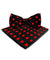 Vittorio Farina Men's Polka Dot Satin Bow Tie & Pocket Square in Gift Box - bh - 0008 - Classy Cufflinks
