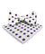 Vittorio Farina Men's Polka Dot Satin Bow Tie & Pocket Square in Gift Box - bh - 0014 - Classy Cufflinks