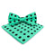 Vittorio Farina Men's Polka Dot Satin Bow Tie & Pocket Square in Gift Box - bh - 0017 - Classy Cufflinks