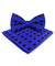 Vittorio Farina Men's Polka Dot Satin Bow Tie & Pocket Square in Gift Box - bh - 0020 - Classy Cufflinks