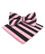 Vittorio Farina Men's Striped Satin Bow Tie & Pocket Square in Gift Box - bh - 1549 - Classy Cufflinks