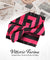 Vittorio Farina Men's Striped Satin Bow Tie & Pocket Square in Gift Box - bh - 1550 - Classy Cufflinks