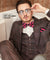 Vittorio Farina Men's Striped Satin Bow Tie & Pocket Square in Gift Box - bh - 1550 - Classy Cufflinks