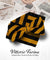 Vittorio Farina Men's Striped Satin Bow Tie & Pocket Square in Gift Box - bh - 1552 - Classy Cufflinks