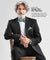 Vittorio Farina Men's Striped Satin Bow Tie & Pocket Square in Gift Box - bh - 1553 - Classy Cufflinks