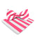 Vittorio Farina Men's Striped Satin Bow Tie & Pocket Square in Gift Box - bh - 1560 - Classy Cufflinks