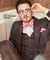 Vittorio Farina Men's Striped Satin Bow Tie & Pocket Square in Gift Box - bh - 1560 - Classy Cufflinks