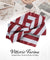 Vittorio Farina Men's Striped Satin Bow Tie & Pocket Square in Gift Box - bh - 1571 - Classy Cufflinks