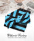 Vittorio Farina Men's Striped Satin Bow Tie & Pocket Square in Gift Box - bh - 1575 - Classy Cufflinks