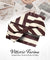 Vittorio Farina Men's Striped Satin Bow Tie & Pocket Square in Gift Box - bh - 1578 - Classy Cufflinks
