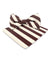 Vittorio Farina Men's Striped Satin Bow Tie & Pocket Square in Gift Box - bh - 1578 - Classy Cufflinks