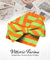 Vittorio Farina Men's Striped Satin Bow Tie & Pocket Square in Gift Box - bh - 1582 - Classy Cufflinks
