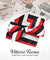 Vittorio Farina Men's Striped Satin Bow Tie & Pocket Square in Gift Box - bh - 1583 - Classy Cufflinks