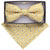 Vittorio Farina Geometric Designer Bow Tie & Pocket Square - BH-21057 - Classy Cufflinks