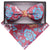 Vittorio Farina Floral Designer Bow Tie & Pocket Square - BH-21063 - Classy Cufflinks