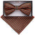 Vittorio Farina Geometric Designer Bow Tie & Pocket Square - BH-21067 - Classy Cufflinks