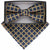 Vittorio Farina Geometric Designer Bow Tie & Pocket Square - BH-21074 - Classy Cufflinks