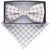 Vittorio Farina Geometric Designer Bow Tie & Pocket Square - BH-21075 - Classy Cufflinks