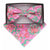 Vittorio Farina Floral Designer Bow Tie & Pocket Square - BH-21097 - Classy Cufflinks