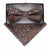 Vittorio Farina Floral Designer Bow Tie & Pocket Square - BH-21150 - Classy Cufflinks