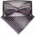 Vittorio Farina Geometric Designer Bow Tie & Pocket Square - BH-21161 - Classy Cufflinks