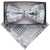 Vittorio Farina Geometric Designer Bow Tie & Pocket Square - BH-21188 - Classy Cufflinks