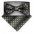Vittorio Farina Geometric Designer Bow Tie & Pocket Square - BH - D - 21174 - Classy Cufflinks