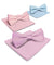 Vittorio Farina Classic Bow Tie & Pocket Square Multipacks - BH - SOLID - 3_SPRING1 - Classy Cufflinks