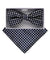 Vittorio Farina Men's Metallic Design Bow Tie & Pocket Square in Gift Box - bhm - 004 - Classy Cufflinks