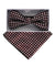 Vittorio Farina Men's Metallic Design Bow Tie & Pocket Square in Gift Box - bhm - 005 - Classy Cufflinks