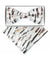 Vittorio Farina Men's Metallic Design Bow Tie & Pocket Square in Gift Box - bhm - 013 - Classy Cufflinks