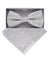 Vittorio Farina Men's Metallic Design Bow Tie & Pocket Square in Gift Box - bhm - 054 - Classy Cufflinks