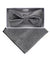Vittorio Farina Men's Metallic Design Bow Tie & Pocket Square in Gift Box - bhm - 062 - Classy Cufflinks