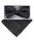 Vittorio Farina Men's Metallic Design Bow Tie & Pocket Square in Gift Box - bhm - 064 - Classy Cufflinks