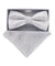Vittorio Farina Men's Metallic Design Bow Tie & Pocket Square in Gift Box - bhm - 069 - Classy Cufflinks