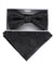Vittorio Farina Men's Metallic Design Bow Tie & Pocket Square in Gift Box - bhm - 070 - Classy Cufflinks