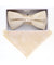 Vittorio Farina Men's Metallic Design Bow Tie & Pocket Square in Gift Box - bhm - 071 - Classy Cufflinks
