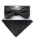 Vittorio Farina Men's Metallic Design Bow Tie & Pocket Square in Gift Box - bhm - 072 - Classy Cufflinks