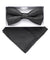 Vittorio Farina Men's Metallic Design Bow Tie & Pocket Square in Gift Box - bhm - 077 - Classy Cufflinks