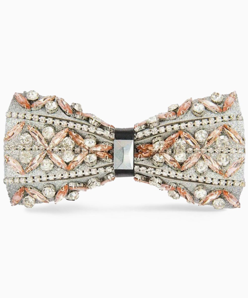 Vittorio Farina Men's Jeweled Bow Tie in Gift Box - bj - 013 - Classy Cufflinks