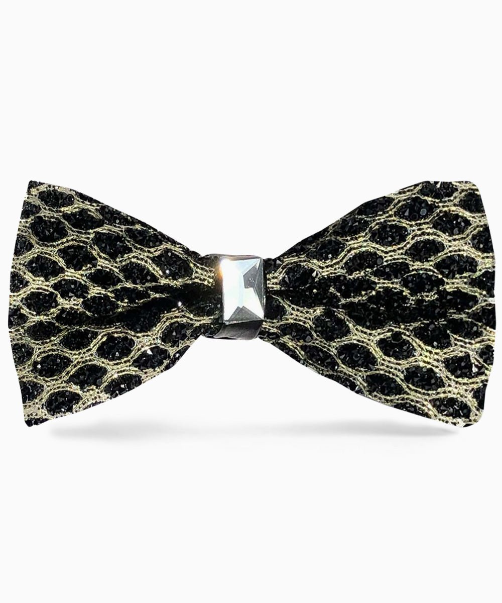 Vittorio Farina Men's Jeweled Bow Tie in Gift Box - bj - 05 - Classy Cufflinks