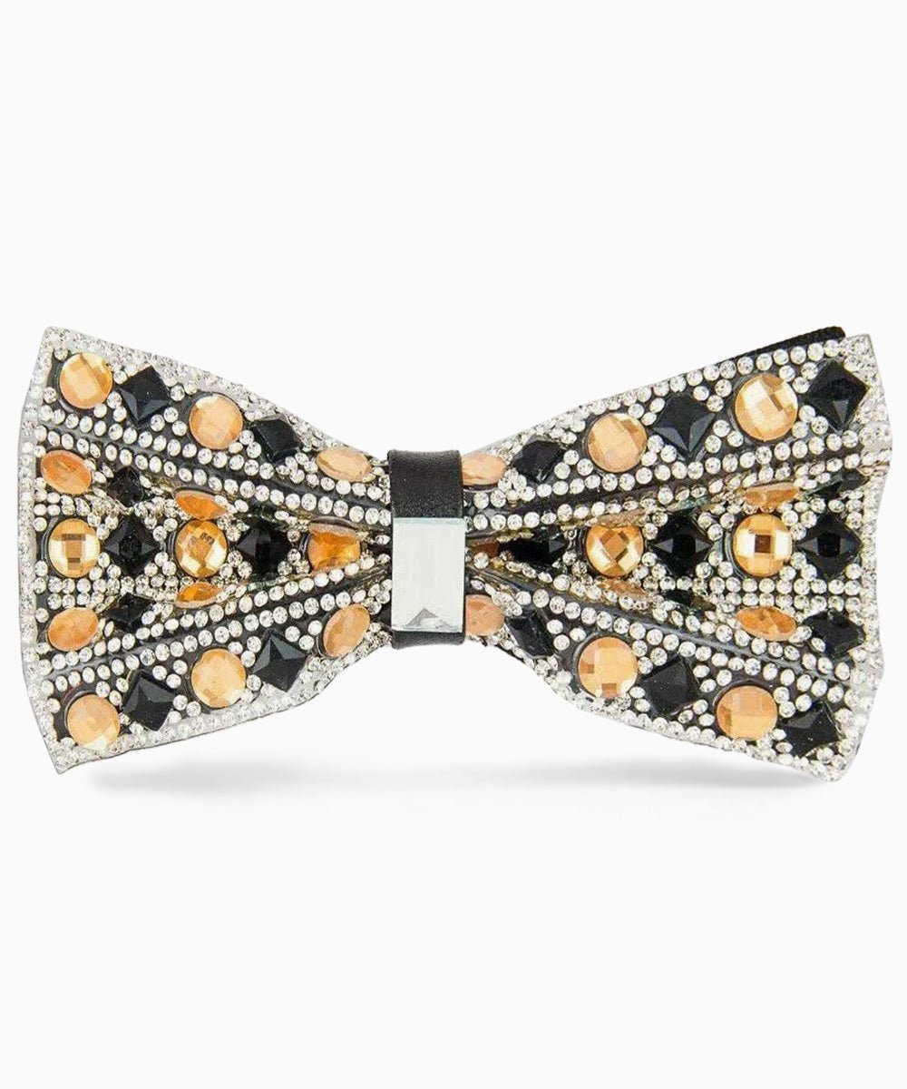 Vittorio Farina Men's Jeweled Bow Tie in Gift Box - bj - 06 - Classy Cufflinks