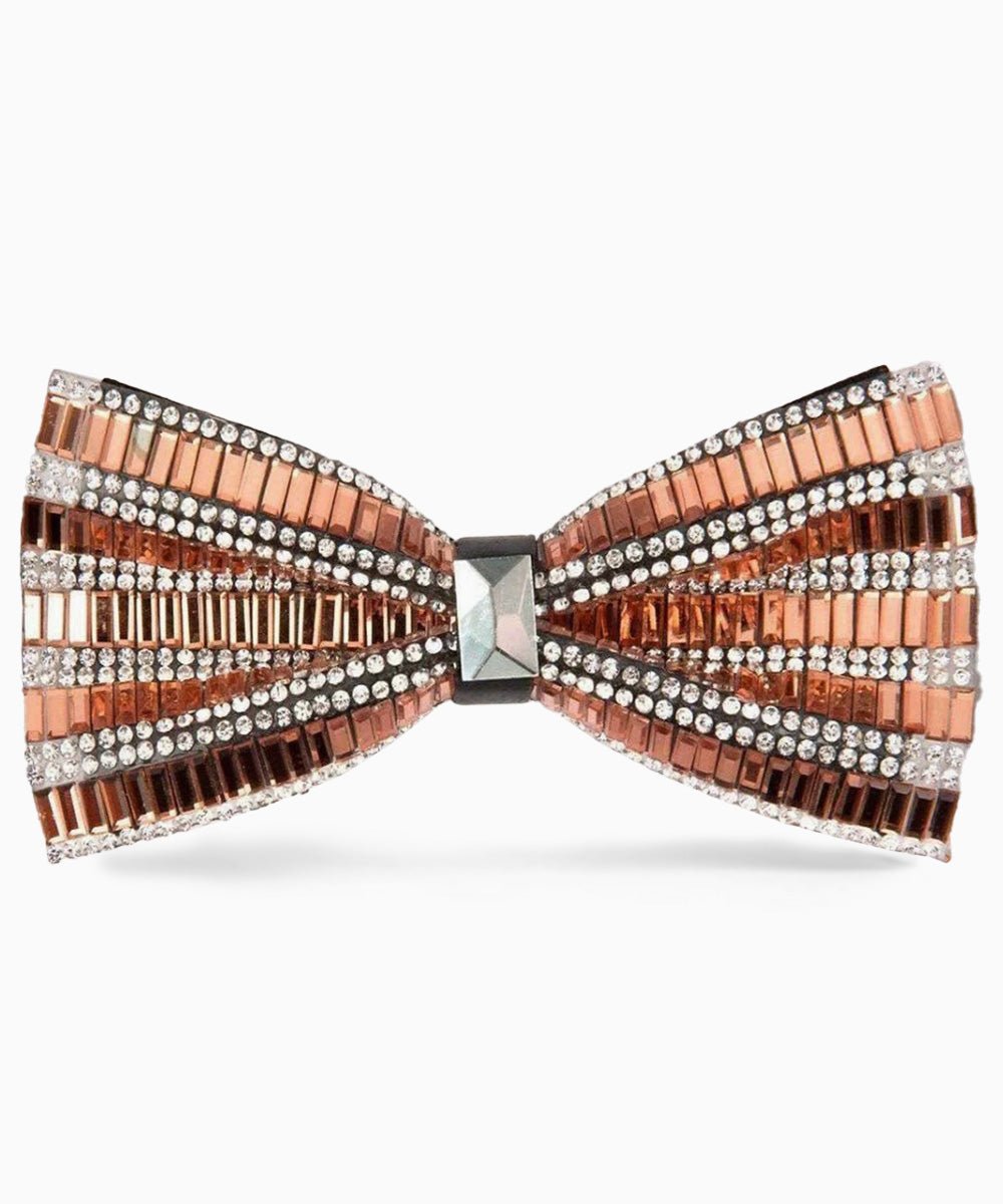 Vittorio Farina Men's Jeweled Bow Tie in Gift Box - bj - 07 - Classy Cufflinks