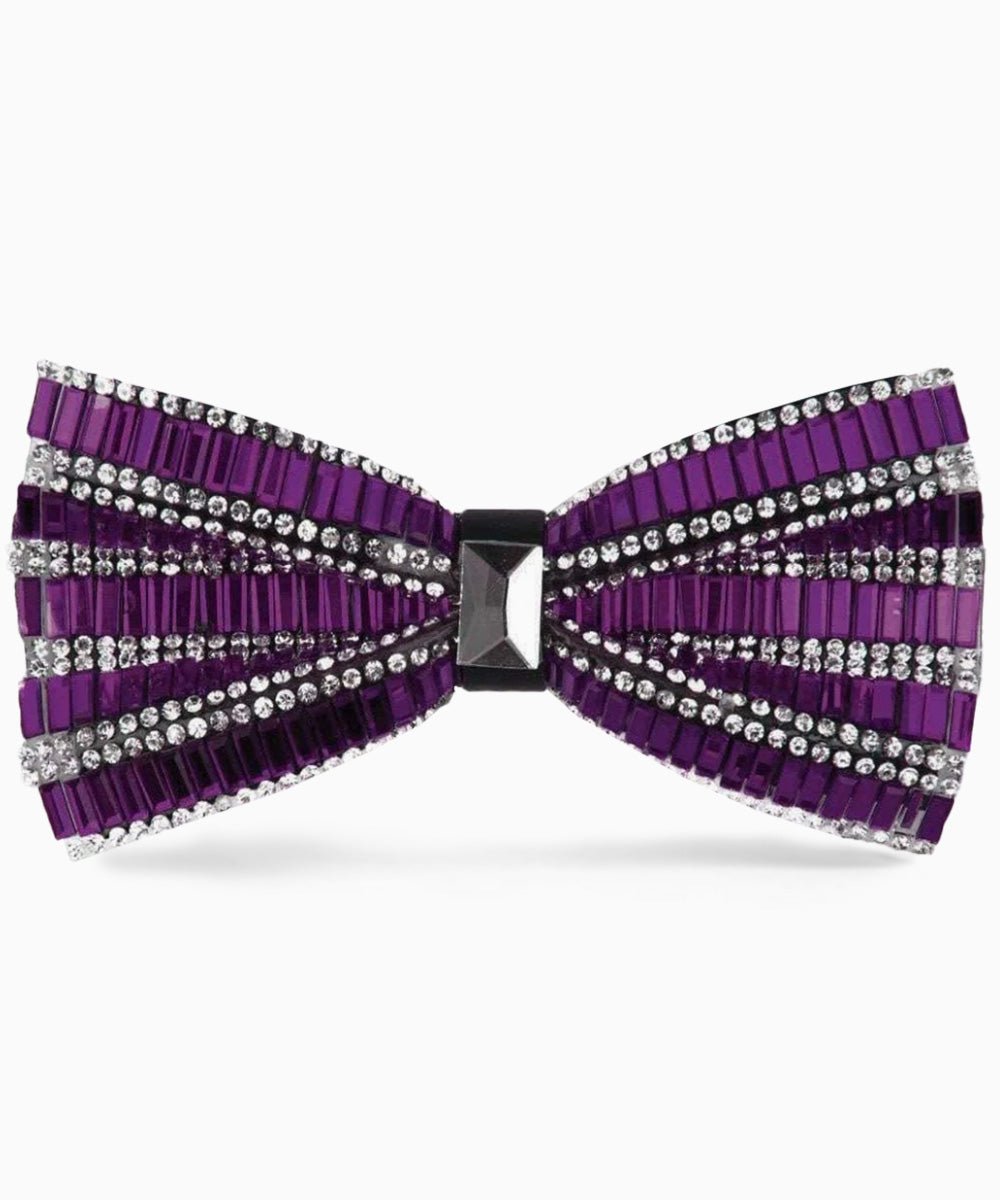 Vittorio Farina Men's Jeweled Bow Tie in Gift Box - bj - 08 - Classy Cufflinks