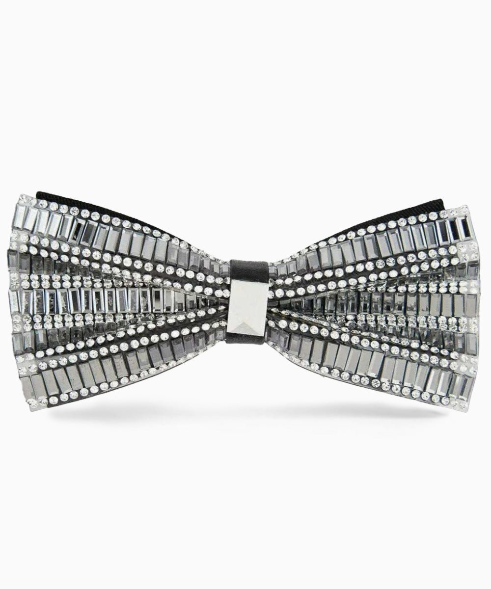 Vittorio Farina Men's Jeweled Bow Tie in Gift Box - bj - 10 - Classy Cufflinks