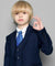 Vittorio Farina Boy's Satin Clip Necktie - boys clip royal 16in - Classy Cufflinks