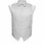 Vittorio Farina Boy's Solid Satin Vest Set - boys-vest-set-plain-white-S - Classy Cufflinks